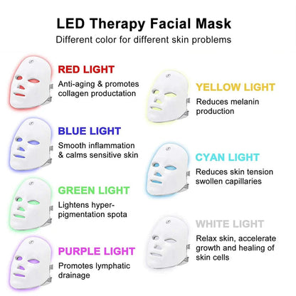 Advanced LED Light Therapy Facial Mask