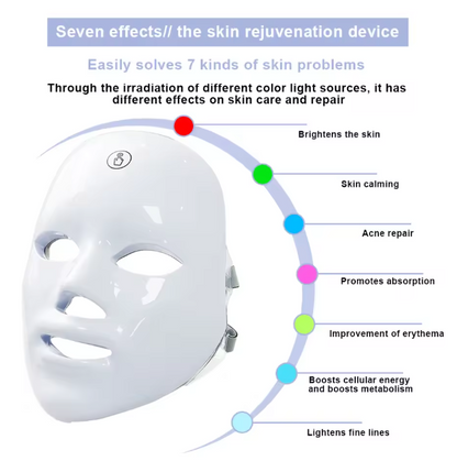 Advanced LED Light Therapy Facial Mask